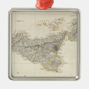 Ornamento De Metal Itália III