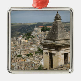 Ornamento De Metal ITÁLIA, Sicília, RAGUSA IBLA: Vista da Cidade e Sa