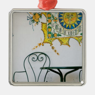 Ornamento De Metal ITÁLIA, Sicília, TAORMINA: Bam, Detalhes do Café B