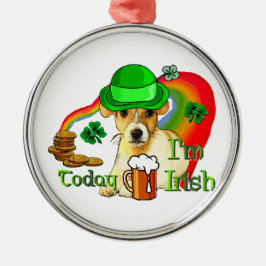 Ornamento De Metal Jack Russell Terrier St Patricks