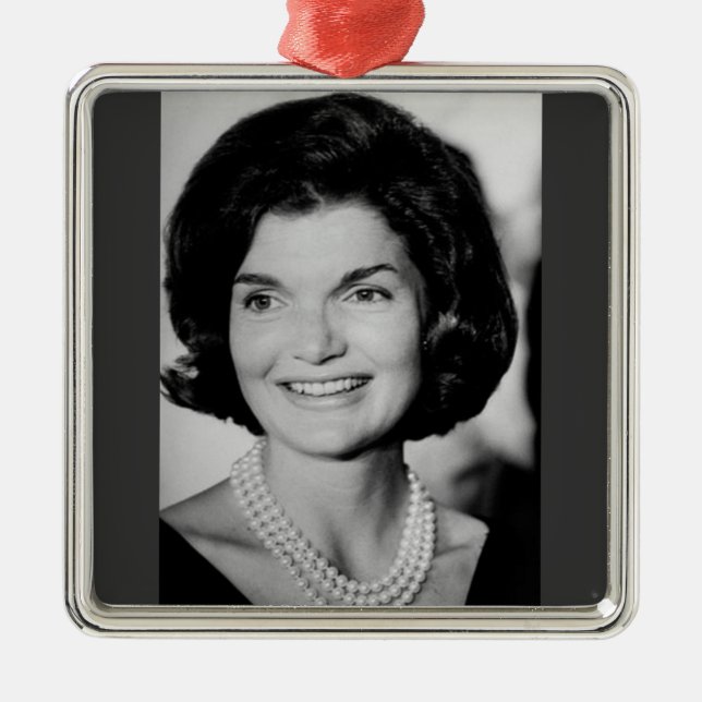 Ornamento De Metal Jackie Kennedy (Frente)