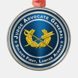 Ornamento De Metal JAG Juiz Advocate-Geral