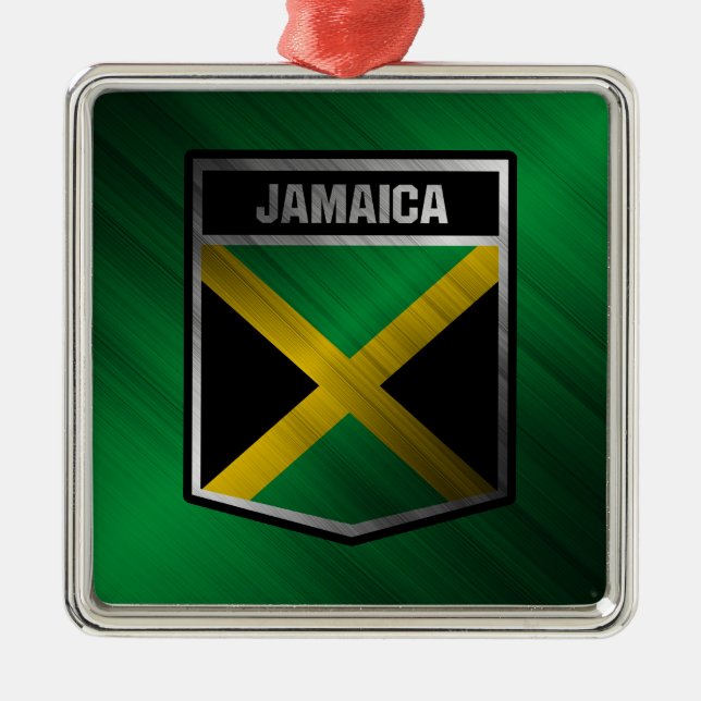 Ornamento De Metal Jamaica (Frente)