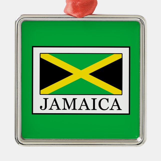 Ornamento De Metal Jamaica (Frente)