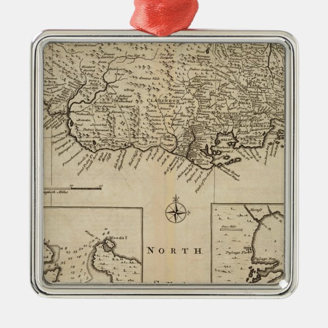 Ornamento De Metal Jamaica 4 (Frente)