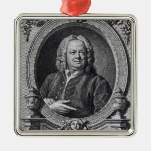 Ornamento De Metal James Gibbs, gravado pelo Baron de Bernard, 1747