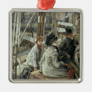 Ornamento De Metal James Tissot   pela água, c.1881-2