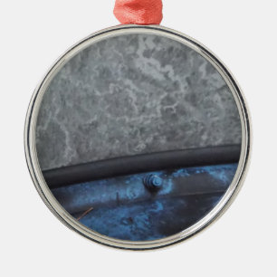 Ornamento De Metal Janela de proteção de caminhão azul