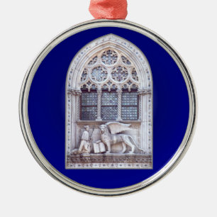 Ornamento De Metal Janela do Leão Winged San Marco