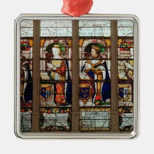 Ornamento De Metal Janela que descreve Jacques de Bourbon