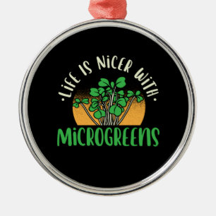 Ornamento De Metal Jardinagem - Vida Com Microgreens
