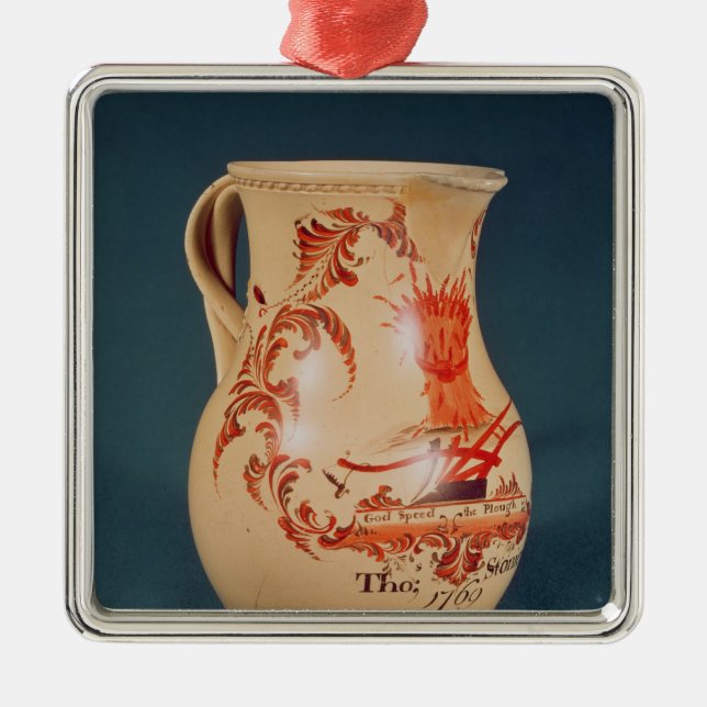 Ornamento De Metal Jarro, Leeds, c.1770 (Frente)