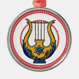 Ornamento De Metal Jesse Harp Ornament #1