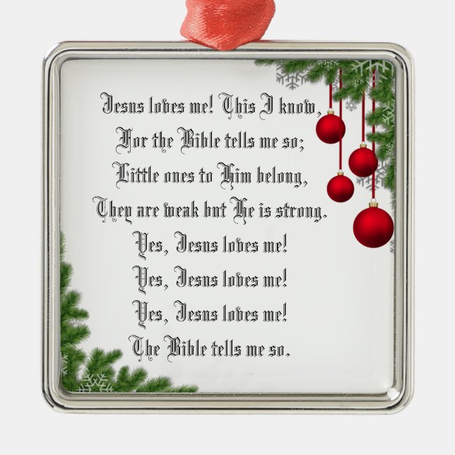 ORNAMENTO DE METAL JESUS AMA-ME (Frente)