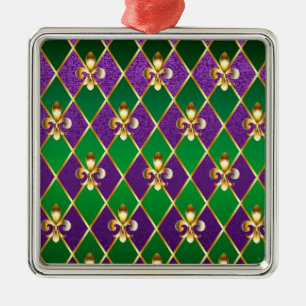 Ornamento De Metal Jewelry Background Mardi Gras