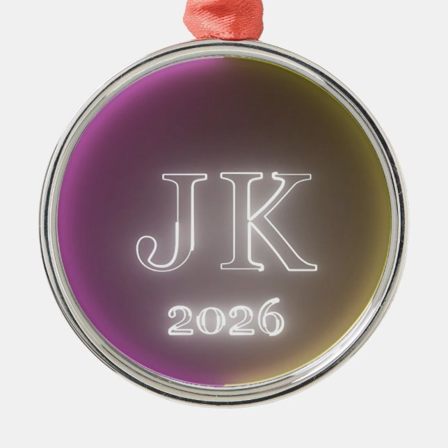 ORNAMENTO DE METAL JK 2026 (Frente)