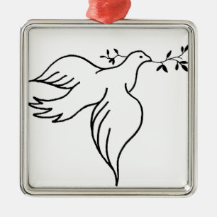 Ornamento De Metal John 14:27 Verso Bíblia Cristo Religioso