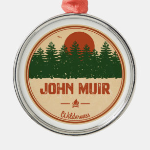 Ornamento De Metal John Muir Wilderness California