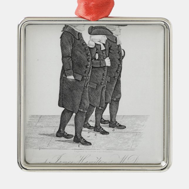 Ornamento De Metal John Wesley que anda em Edimburgo entre James (Frente)