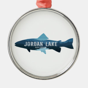 Ornamento De Metal Jordan Lake Carolina do Norte