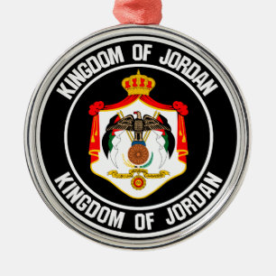 Ornamento De Metal Jordan Round Emblem