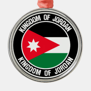 Ornamento De Metal Jordan Round Emblem