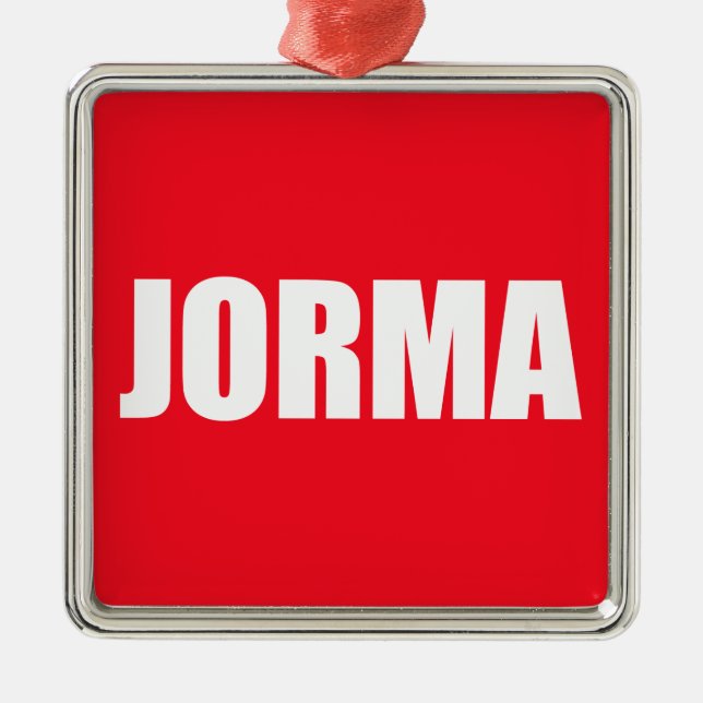 Ornamento De Metal Jorma (Frente)