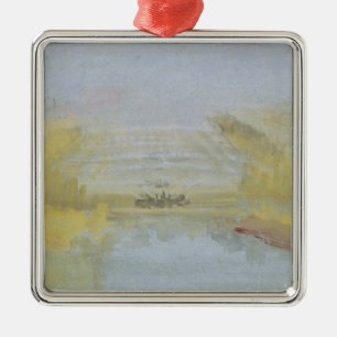 Ornamento De Metal Joseph Mallord William Turner   as fontes em V