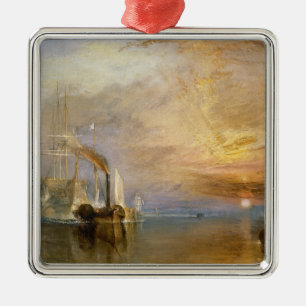 Ornamento De Metal Joseph Mallord William Turner o Temer de combate