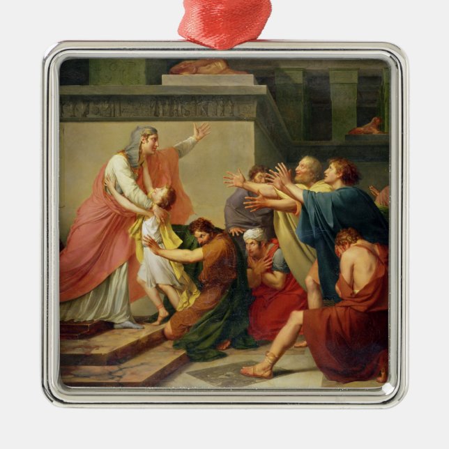 Ornamento De Metal Joseph reconheceu por seus irmãos (Frente)