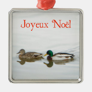 Ornamento De Metal Joyeux Noё l - Mallards