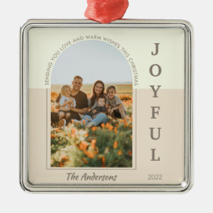 Ornamento De Metal Joyful Modern Minimalist Boho Arch Photo Beige