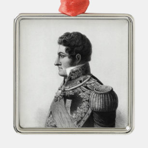 Ornamento De Metal Juan Manuel de Rosas