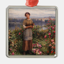 Julia Gathering Rosa (Bela Garota e Flores)