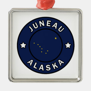 Ornamento De Metal Juneau Alasca