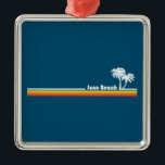 Ornamento De Metal Juno Beach Florida<br><div class="desc">Sentada bonito entre Júpiter e Palm West,  Juno Beach é o lar de uma linha costeira sem estrondos e é flanqueada pela Via Navegável Intracoastal e pelo Oceano Atlântico.</div>