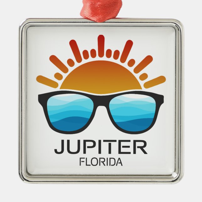 Ornamento De Metal Jupiter Florida Sunvidles (Frente)