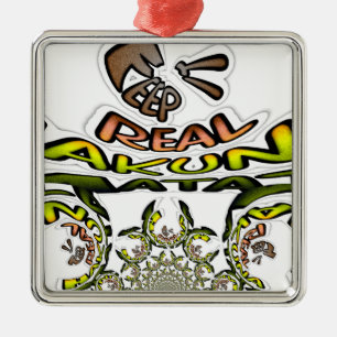 Ornamento De Metal Kaleidoscope Art Impressão/Graphic