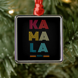 Ornamento De Metal Kamala Harris 2024 Eleição Presidencial