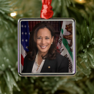 Ornamento De Metal Kamala Harris Candidato ao Presidente EUA 2024