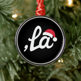 Ornamento De Metal Kamala Harris engraçada 2024 Vírgula La Natal