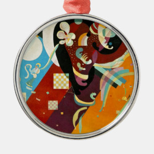 Ornamento De Metal Kandinsky Abstrato Compositor IX