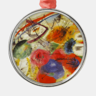 Ornamento De Metal Kandinsky Black Trakes Abstrato Painting