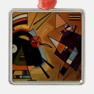 Ornamento De Metal Kandinsky Black Violet