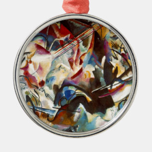 Ornamento De Metal Kandinsky Composition VI Abstrato Pintura