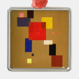 Ornamento De Metal Kandinsky Treze Retângulos Abstrato Painting
