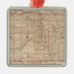 Ornamento De Metal Kansas 3