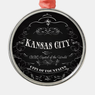 Ornamento De Metal Kansas City Missouri - capital do CHURRASCO do