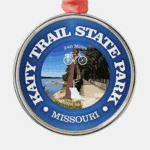 Ornamento De Metal Katy Trail (ciclismo c)