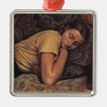 Katya dormindo (por Serebriakova)